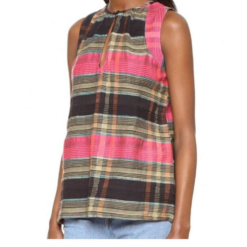 Ace & Jig | Sleeveless Top in Raven Textile | Size S